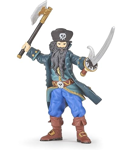 Papo – Coffre Au Trésor Pirate – Figurine Accessoire Ultra-Détaillé, Peint à La Main, Stimule L'Imagination, Dès 3 Ans