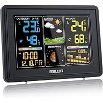 Radio de cable sensor con carcasa impermeable TFA 30.3301.02 + TFA 98.1114.02 Temperatura emisor para Weather Hub Smart Home
