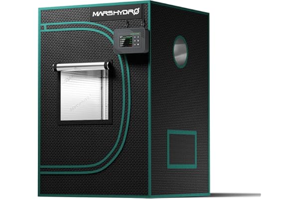 MARS HYDRO Tente de croissance 60x60x90cm, tente de culture d'intérieur réfléchissante en Mylar pour hydroponie, plateau de fond amovible, pour la culture de plantes
