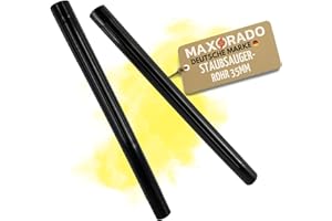 Maxorado Staubsaugerrohr Nassauger 35mm 2x 50cm Rohr NW 35 passend für Kärcher A K WD2 WD3 WD4 WD5 WD6 Verlängerungsrohr Saugrohr Verlängerung Kunststoff DN35