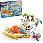 قارب المغامرات LEGO Sonic the Hedgehog Tails 76997 &ndash; شخصيات ألعاب الفيديو للفتيات والفتيان من سن 8 سنوات فما فوق