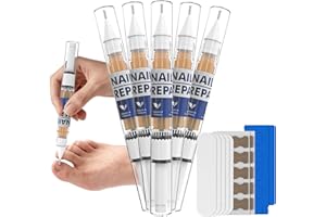 ‎IKEENER iKeener Nail Care Pen, 5 Stück Nagelpflegestift mit Natürlichen Zutaten, Nagelöl Stift für Gebrochene, Verfärbte und Beschädigte Zehennägel und Fingernägel