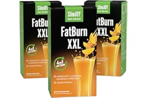 SlimJOY FatBurn XXL - 1000 mg de L-Carnitine, 1000 mg de Yerba Mate et 700 mg de Guarana par Boisson - de Sensilab