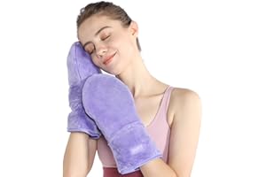 SuzziPad Heated Gloves for Fatigue Soothing, Microwavable Glove for Women to Reduce Discomfort, Washable Hands Warmers, Hand Heating Pad Item for Elderly, Microwave Moist Pads for Heat Compress