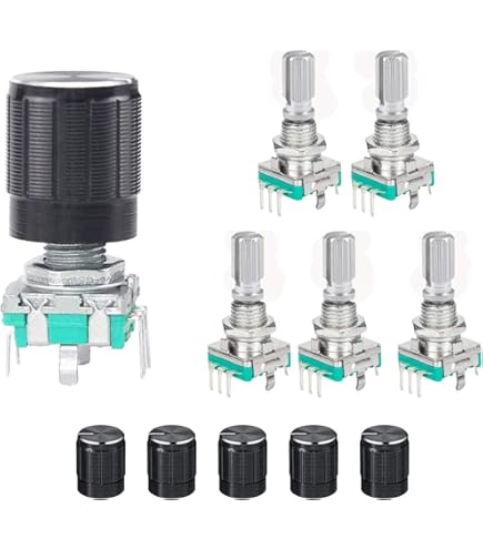 Encodeur Rotatif Incrémental Bourns 24 Impulsions 6 Mm, 15mm Long