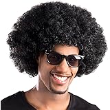 Boland - Parrucca riccia per adulti, acconciatura corta in capelli sintetici, parrucca per carnevale, Halloween e JGA, access