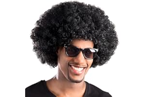 Boland - Parrucca riccia per adulti, acconciatura corta in capelli sintetici, parrucca per carnevale, Halloween e JGA, accessori per costumi in maschera