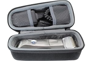 for Braun Series 5 7 9 790cc-4 7898cc 799cc 720s-4 9290cc 9090cc 9075cc 9095CC 9040s 5140s 5040 5050cc 5030s Men's Electric Foil Shaver Razor Trimmer Hard Travel Case Bag by VIVENS