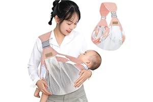 SERAPHY Marsupio Portabebè Frontale Da Neonato a Bambino, Marsupio Monospalla Regolabile con Rete Traspirante per Neonato Fino a 25 kg