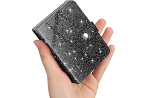 Fintie Mini album fotograficzny do filmów o wymiarach 2 x 7 cm – 52 kieszenie, małe albumy na aparat Fujifilm Instax Mini aparat natychmiastowy/Polaroid Hi-Print, uchwyt na karty fotograficzne