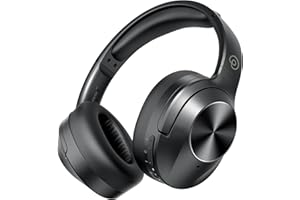 YINET-EU Pro‑level Hybrid Active Noise Cancelling Headphones with HiFi Sound, Upgrade Wireless Bluetooth Headphones with ENC Mic Over Ear Comfort, Vivid Deep Bass, for Home/Office/Travel/Gift (Black)