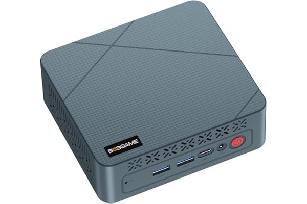 BOSGAME E2 Neo Windows 11 Pro Business Mini-PC AMD Ryzen 5 3500U, 4C 8T, BIS zu 3,7 GHz, 16 GB DDR4 RAM, 512 GB SSD, 4K@60Hz Triple Display, HDMI, Type-C, USB3.2, LAN, Wi-FI 5, Bluetooth 5.0