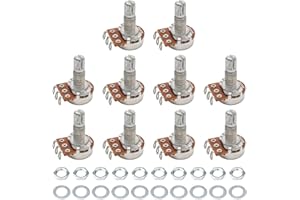 Pxyelec B500K OHM Audio POTS Gitarre Potentiometer für E-Gitarre 10 Stück