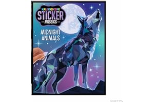 Kaleidoscope Sticker Mosaics Midnight Creatures (Animals)