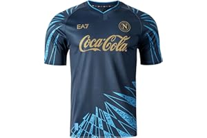 SSC Napoli SSC Napoli Maglia Pre-Match Blu 2025/2026 Ea7 Maglia Unisex - Adulto (Pacco da 1)