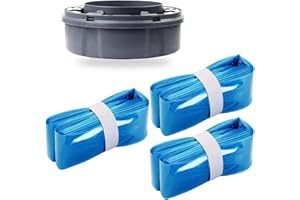 LANSHAFANG Lot de 3-8m/26FT Recharge Poubelle grande capacité respectueux de l'environnement Compatibles Avec Tommee Tippee Twist&Click de Recharges