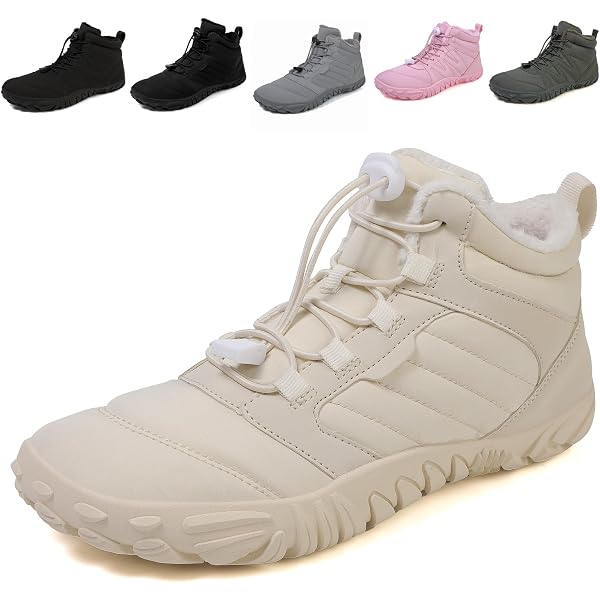 EDAT Hike Winter Barfußstiefel Damen Herren, Warme Produktbild-Vorschau 7