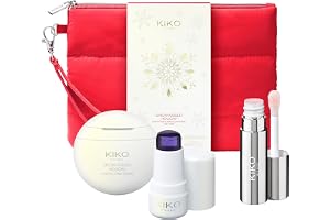 KIKO Milano Snow-Kissed Holiday Mountain Mates Skincare Gift Set, Skincare Gift Set: Hand Cream, Spf 50 Face Stick And Lip Mask