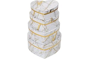 OAIRSE Boîte cadeau avec couvercles en papier en forme de cœur - Boîte cadeau noire pour chapeau de fleuriste - Boîte de rangement pour bijoux pour la Saint-Valentin, anniversaire, Thanksgiving, chocolat