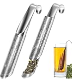 3 Pièces Infuseur à Thé Inox SJBAUTYO - Filtre Maille Fine Avec Brosse - Acier 304