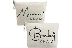 GOWTX 2 Stück Geschenk Mommy Bag, Kosmetiktasche für Werdende Mama, Babyparty und Schwangere Muttertag