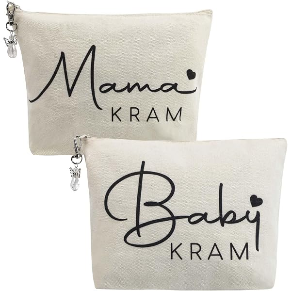 „Boy Mom“ Make-up-Tasche – Geschenk Für Junge Mütter, Babyparty, Muttertag, 24x20 Cm, Beige