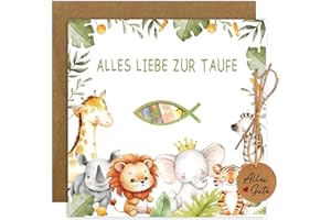 Happirra Karte Taufe Geldgeschenke Verpackung mit Umschlägen, Taufgeschenke für Mädchen Jungs, Geschenk Taufe, Taufkarte Junge Mädchen