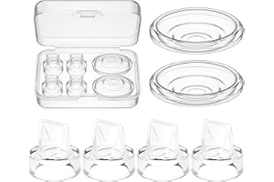 S9 Pro / S12 Pro Ankafjällsventil & Silikonmembran Reservdelar | Kompatibel med Momcozy bärbar bröstpump - BPA-fri livsmedelssäker silikontillbehör (6-pack: 4 ventiler + 2 membraner)