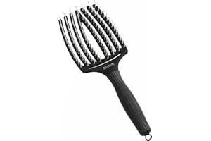 Olivia Garden Finger Large Cepillo, 100 gr, negro