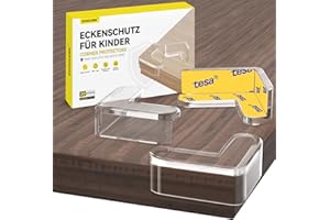 ECHOCUBE 30 PCS Protectores de Esquinas para Muebles, Protectores de Borde de Mesa Transparentes, Protector de Esquinas de Seguridad para Bebés para Muebles Esquinas en Punta - Forma de L