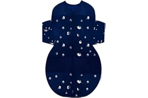 HAPPIEST BABY 100% Organic SNOO Sleep Sack - Large - Midnight Planets