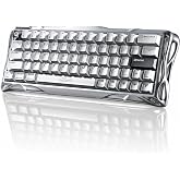 GravaStar Mercury V60 Pro Manyetik Switch Gaming Klavye, Kablolu, İngilizce Q, Deluxe Edition (Chrome Silver)