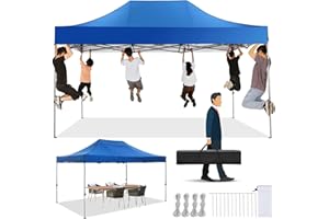 COBIZI Gazebo Pieghevole 3 x 4.5m, Impermeabile, Stabile 3,0, Per Esterni, Pieghevole, Gazebo 3 x 4.5, Tenda Pieghevole Per Feste, Protezione UV 50+ (Telaio Ispessito)