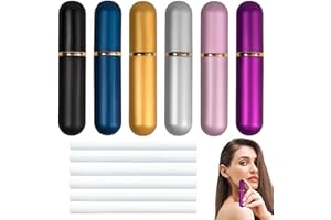 VIMMVID 6 Pezzi Inalatore Nasale, Flaconi Per Oli Essenziali Inalatori Nasali, Per Terapia Aromaterapia Personale