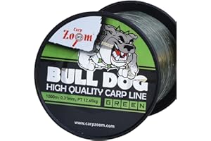 Carp Zoom Bull-Dog Carp Line 0,31 mm 12,65Kg 1000m Dark Green Schnur