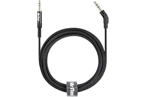 Mr Rex 2,5mm auf 3,5mm Kopfhörer Ersatz-Audiokabel Klinkenkabel Kompatibel mit Bose 700 QuietComfort QC35 QC25 Kopfhörer, JBL E45BT E55BT E65BTNC & AKG Y55 Y50 Y45BT Kopfhörer (2m / 6.5ft, Schwarz)