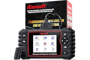 iCarsoft POR V2.0 OBD2 Auto Diagnostica per Porsche/Cayenne/Macan, Diagnosi Auto in Italiano Tutti i Sistemi, 9 Funzioni di Ripristino, Olio/EPB/BMS/ETC/SAS/INJ/TPMS/DP-F/ABS, Aggiornamento a Vita