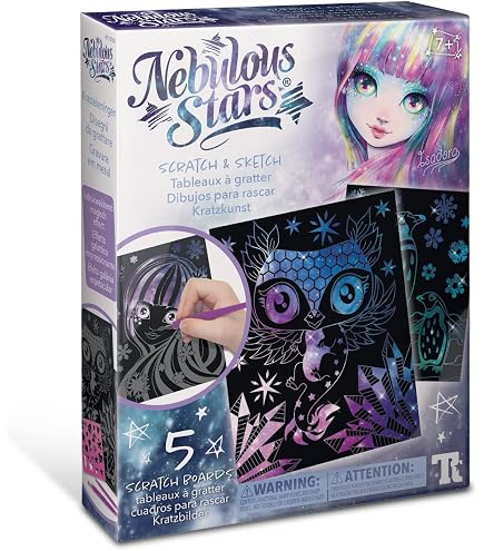 NEBULOUS STARS-CARNET DE CROQUIS CREATIF ECLIPSIA PAGES NOIR