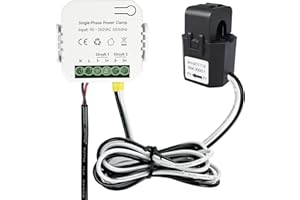 OWON Bi-Directional Smart 2 Way WiFi Power Monitor Energy Meter with 80A/ 1 Clamp,WiFi Home Energy Monitor, Energy Meter Single Phase Electricity Compatible