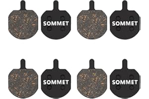 SOMMET 4 pairs Resin and Semi-Metallic Disc Brake Pads fit for Hayes Sole MX2 MX3 MX4 MX5 CX5 CX Pro CX Expert CX Comp