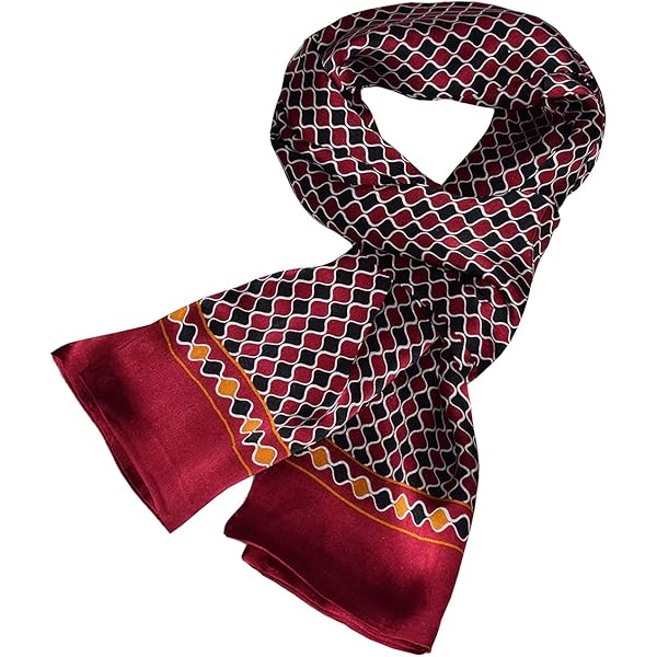 Foulard Uomo In Seta 100% - Sciarpa Vintage Motivo Floreale, Blu Scuro, 160x28 Cm, Elegante E Morbido - Foto 14