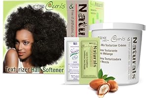 Biocare curls & naturals texturizer hair softner kit
