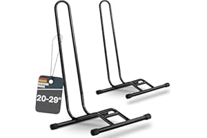 Fahrradständer Mountainbike 20-29 Zoll - MTB Fahrrad Ständer für den Boden - Fahrradhalter freistehend für Reifen bis 3 Zoll Breite