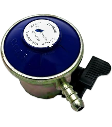 R27P CLIP ON PROPANE GAS CYLINDER / LPG BOTTLE REGULATOR 27mm 37mbar TYPE R27P E - Foto 9