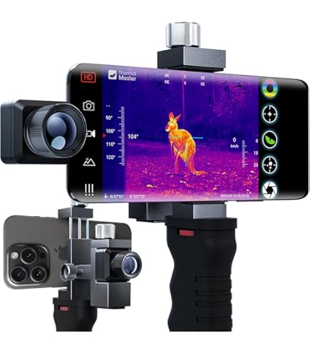 Caméra Thermique X2 – Vision Nocturne IR 512×384, Zoom 15x, Portée 870 M | Pour Chasse, Camping, Observation Animaux & Bâtiment - 6