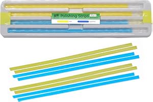 Beleon Goods For Life Dental Strips Abrasive for Polishing - Fine Superfine Kit 60pcs 3mm x 150mm - Finishing Teeth File - Grinding Sanding Strips, Tooth Polisher