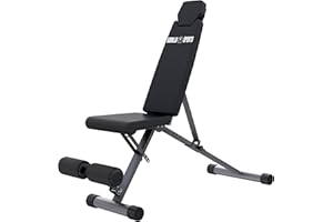 GORILLA SPORTS® - Banco de pesas plegable