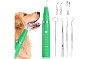 Ni-SHEN Kit de nettoyage des dents à ultrasons pour chien et chat (vert)