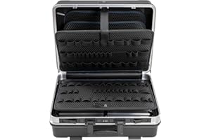 B&W INTERNATIONAL GMBH B&W FLEX Valigetta portautensili con anelli portautensili (valigetta in ABS, volume 34,3l, 47 x 36,5 x 20 cm interno) 120.03/L, senza utensili