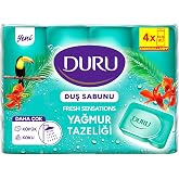 DURU Fresh Sensations Extra Yağmur Ormanı Sabun, 150 Gramx4